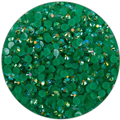 Kdkyy front packaging showing 3000 dark green rhinestones and quantity benefit
