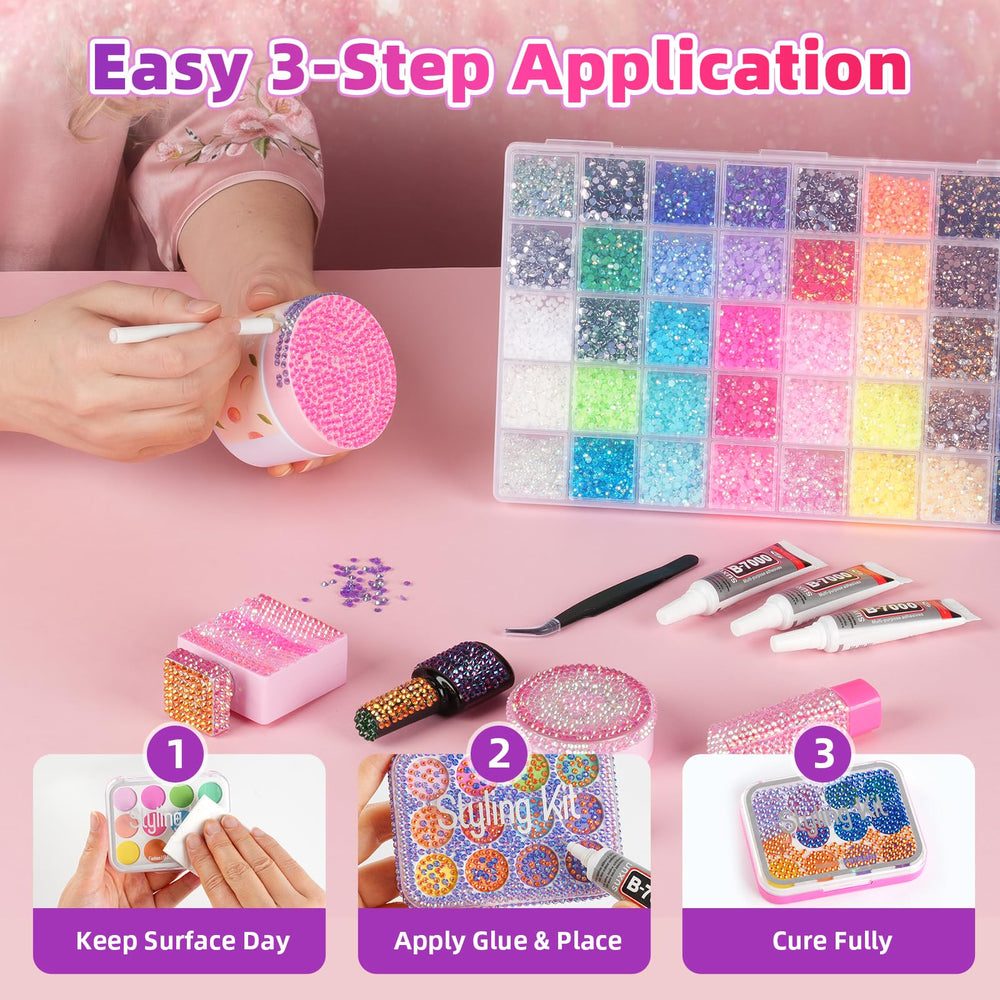 kdpuei organizer compartments keeping colors sorted for faster work