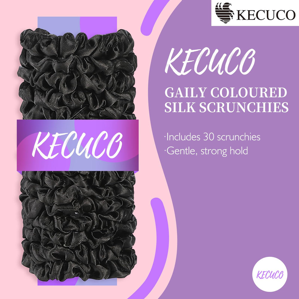 KECUCO close-up of silky satin texture highlighting smooth, hair-friendly finish