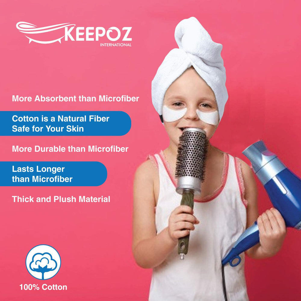 KEEPOZ neatly folded turban ready to pack highlighting travel-friendly durability
