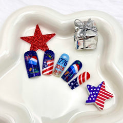 KEHKFSEF close-up of American flag detail for bold festive style