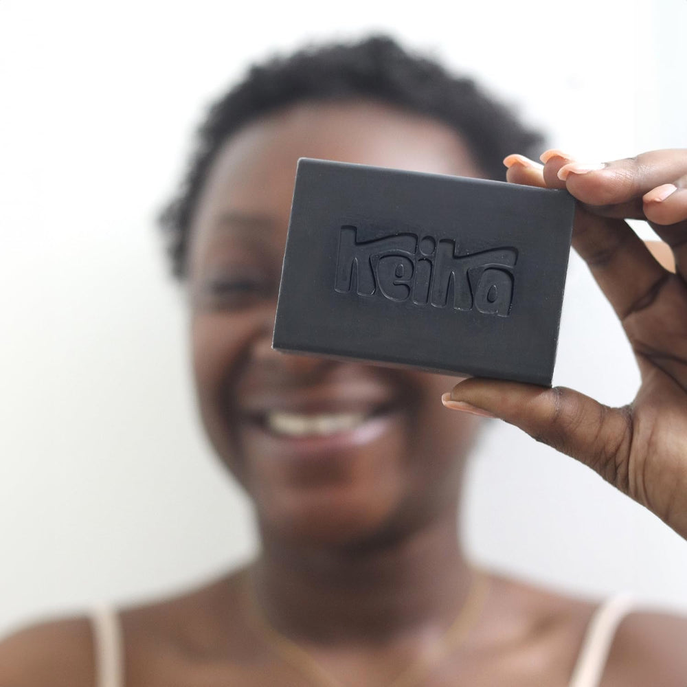 Keika product with sustainability tag showing charitable contribution benefit