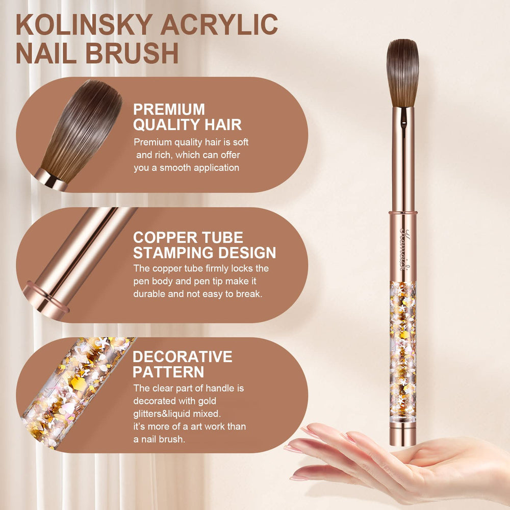 KEMEISI oval brush head closeup highlighting bristle shape for smoother application