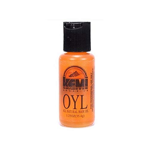 Kemi OYL Lite front bottle showing lightweight oil for smooth shine