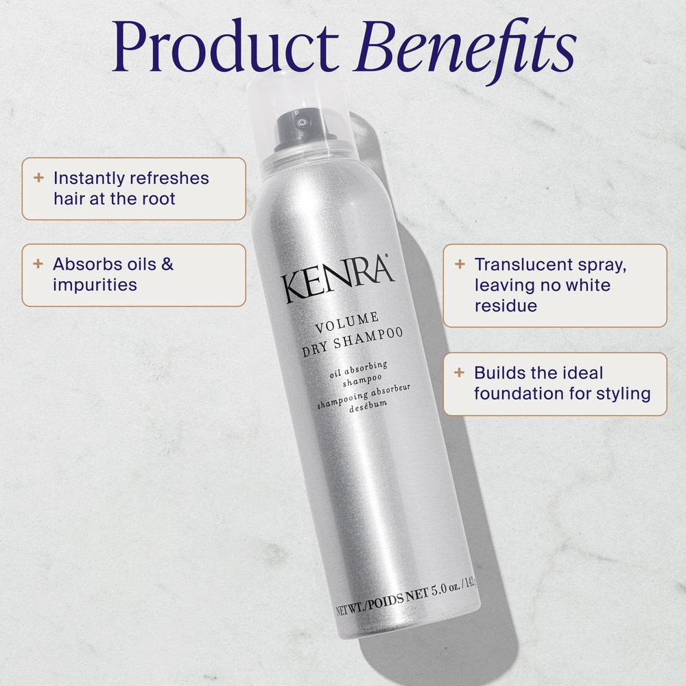 Kenra spray close-up demonstrating translucent mist for even coverage