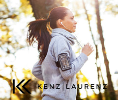 Kenz Laurenz label and fabric tag close-up, showing hand-dyed artisanal quality benefit