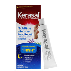 Kerasal front packaging showing 1 oz jar and clear product benefits