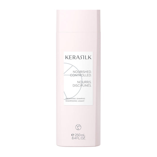 Kerasilk front bottle 250ml showing sleek packaging and smoothing result