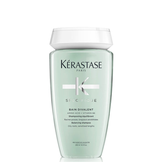 KÉRASTASE front bottle view showing product and elegant packaging benefit of brand recognition