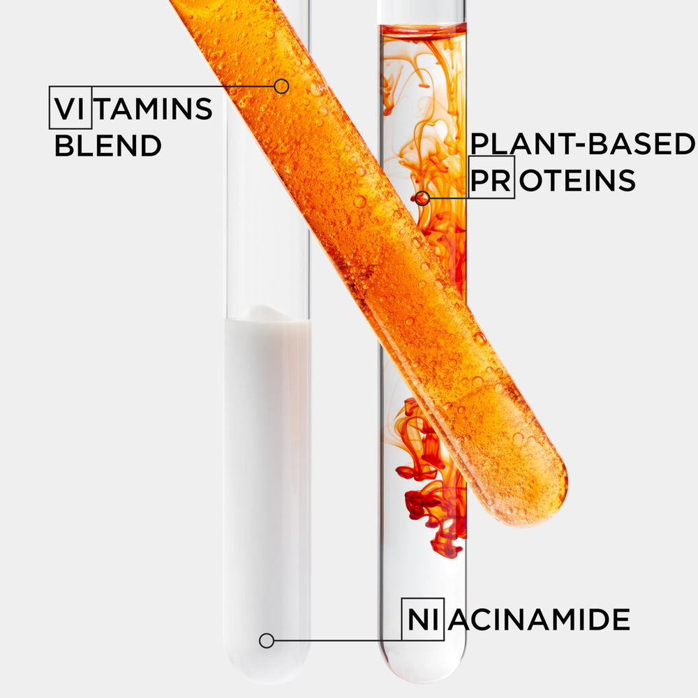 KÉRASTASE close-up of plant-based protein ingredient indicating strengthening benefit