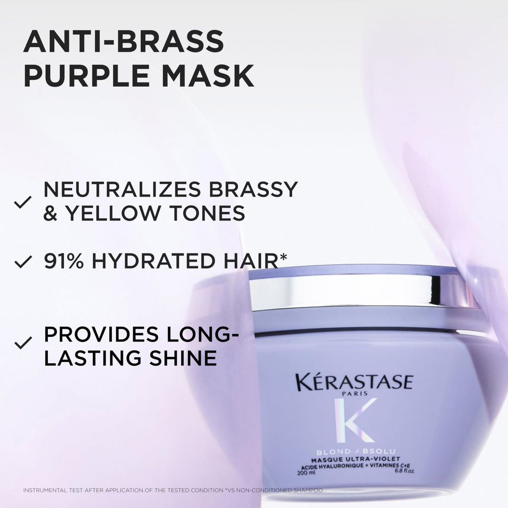 KÉRASTASE open mask texture creamy violet concentrate for even toning