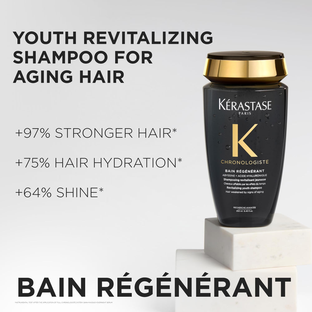KÉRASTASE creamy lather texture close-up demonstrating gentle hydration