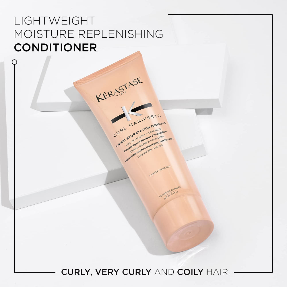 KÉRASTASE opened cap and creamy conditioner texture for slip