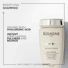 KÉRASTASE back label with directions and ingredient clarity for consumers