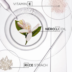 KÉRASTASE fine spray mist demonstrating lightweight coverage and instant oil absorption