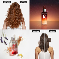 KÉRASTASE Genesis serum bottle close-up highlighting targeted scalp strengthening