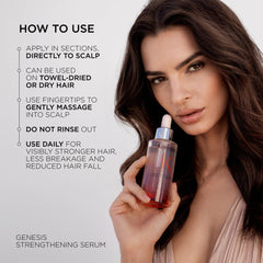KÉRASTASE Genesis pump detail demonstrating easy, mess-free dosing benefit