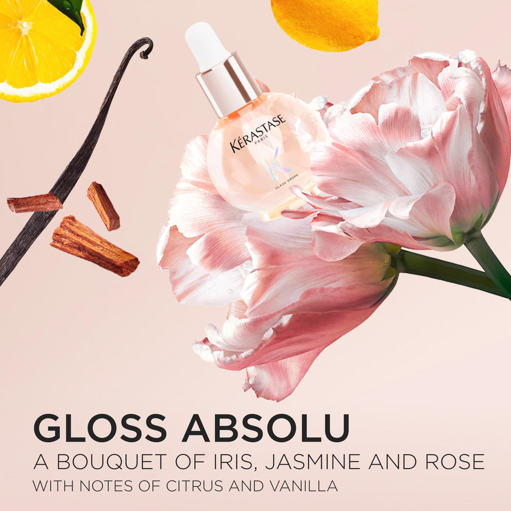 KÉRASTASE hands smoothing oil through lengths for smoother styling