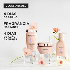 KÉRASTASE label closeup displaying active ingredients and clarity benefit