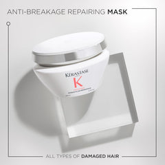 KÉRASTASE in-shower application showing step-by-step use for buildup removal