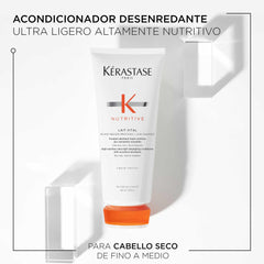 KÉRASTASE creamy texture close-up illustrating smooth, lightweight formula