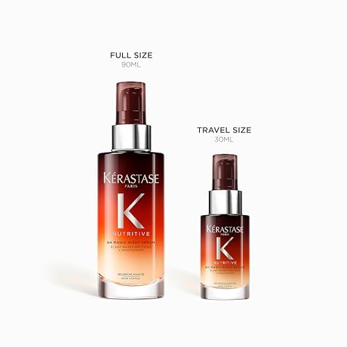 KÉRASTASE lifestyle bedroom scene showing calm nighttime haircare routine