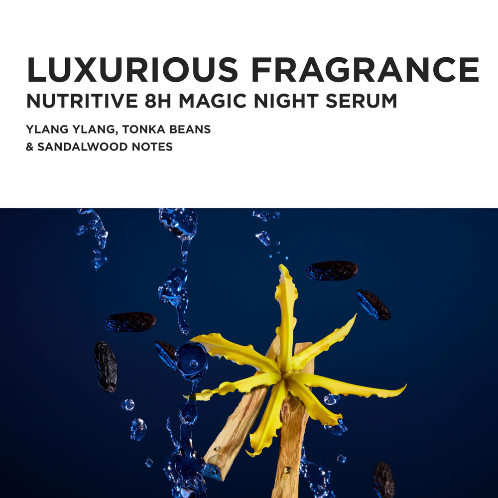 KÉRASTASE bottle staged on bedside table suggesting easy nightly routine