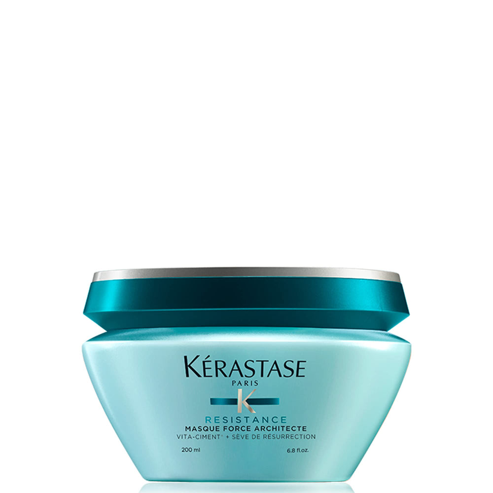KÉRASTASE front packaging showing the masque and brand strength benefits