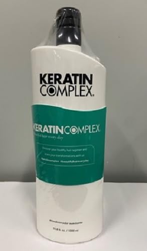 Keratin Complex after styling shiny hair demonstrating added gloss