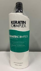 Keratin Complex after styling shiny hair demonstrating added gloss