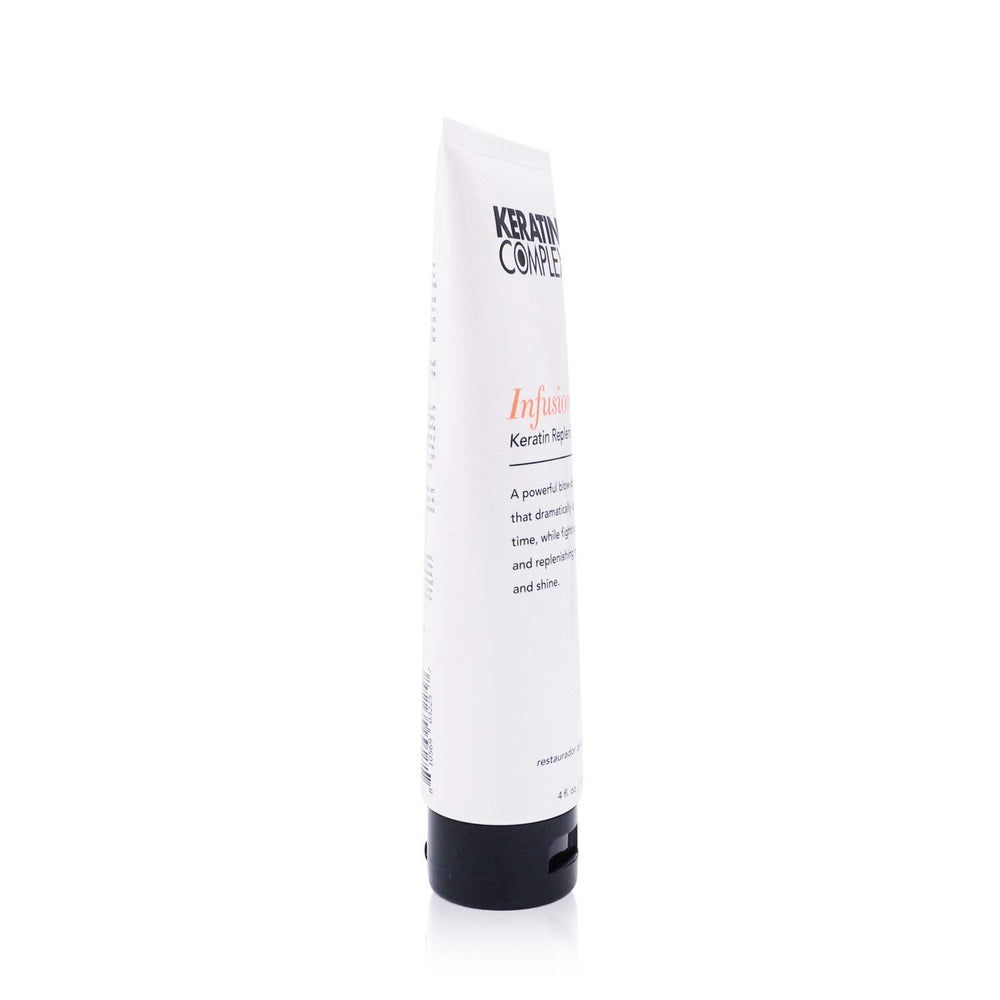 Keratin Complex cream texture close-up demonstrating smooth consistency and hydration