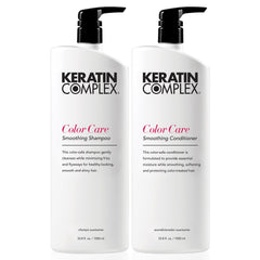 Keratin Complex duo front packaging shows full bottles and labels preserving color