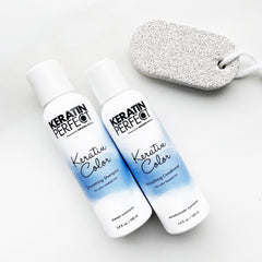 Keratin Perfect results on hair after use, smoother shinier and frizz-controlled