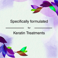 KERATIN RESEARCH in-salon application prepping hair for keratin treatment