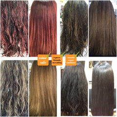 Kerazon Professional in-use application by stylist demonstrating easier styling benefit