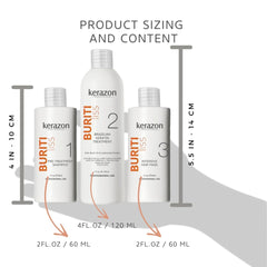 Kerazon Professional kit on bathroom shelf evoking professional home treatment benefit