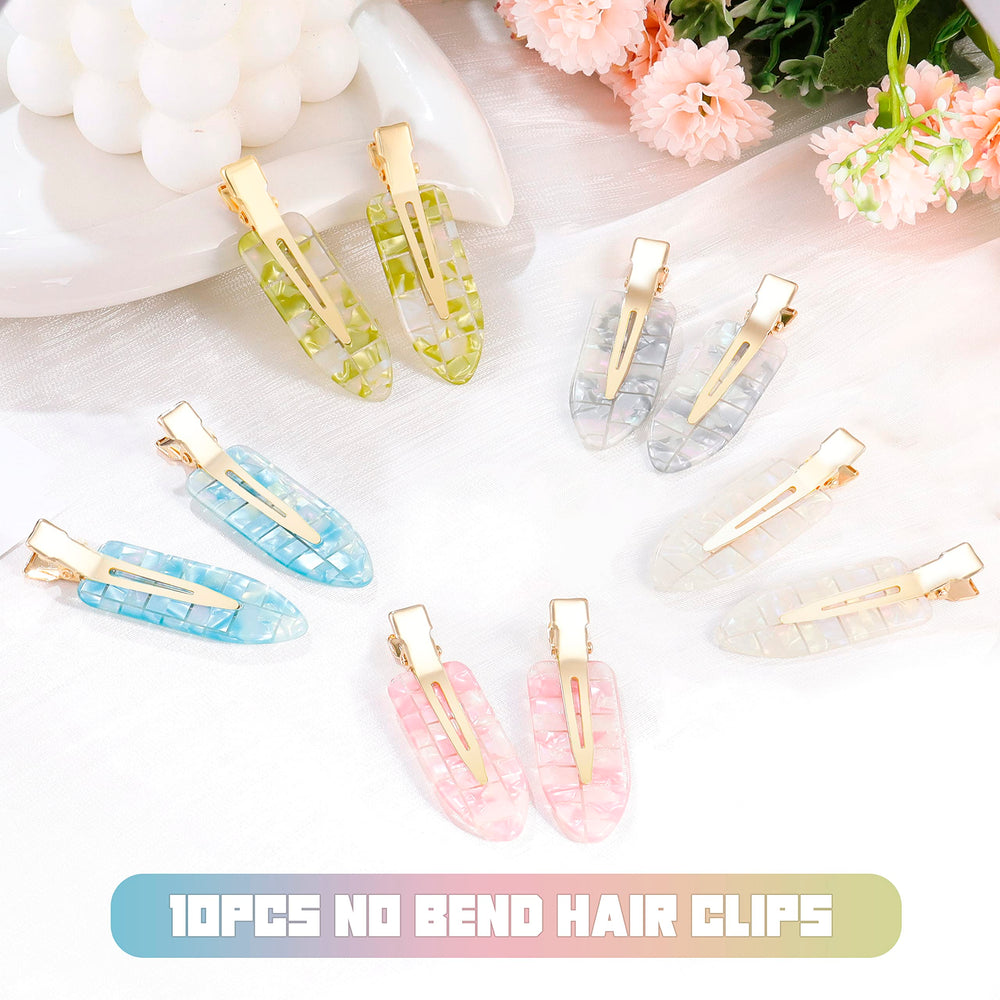 KesaPlan clip securing bangs during makeup, keeping hair crease-free