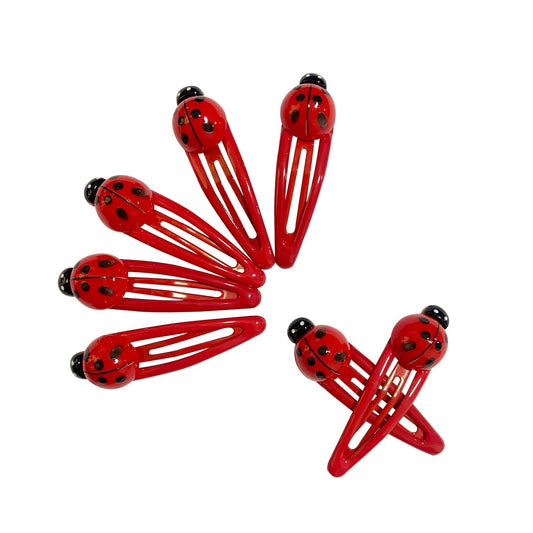 Kesvila ladybug front packaging showing 20 clips and clear box for organized storage