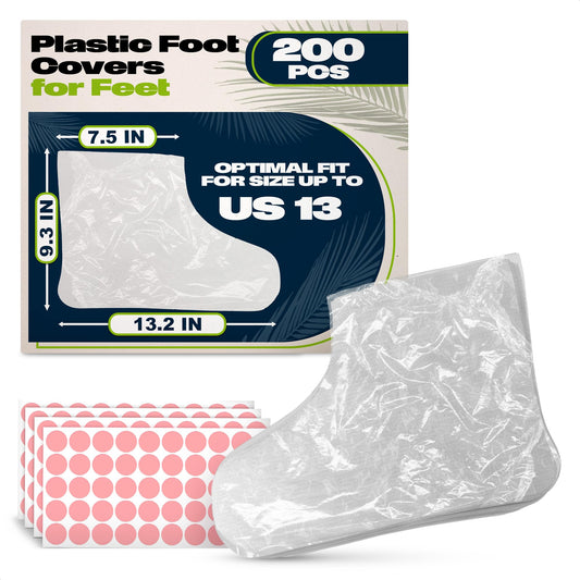 KETAR front view pack showing 200 foot covers and stickers for convenient supply