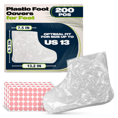KETAR front view pack showing 200 foot covers and stickers for convenient supply