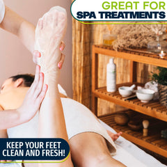 KETAR spa lifestyle setting with foot covers for relaxing at-home treatment