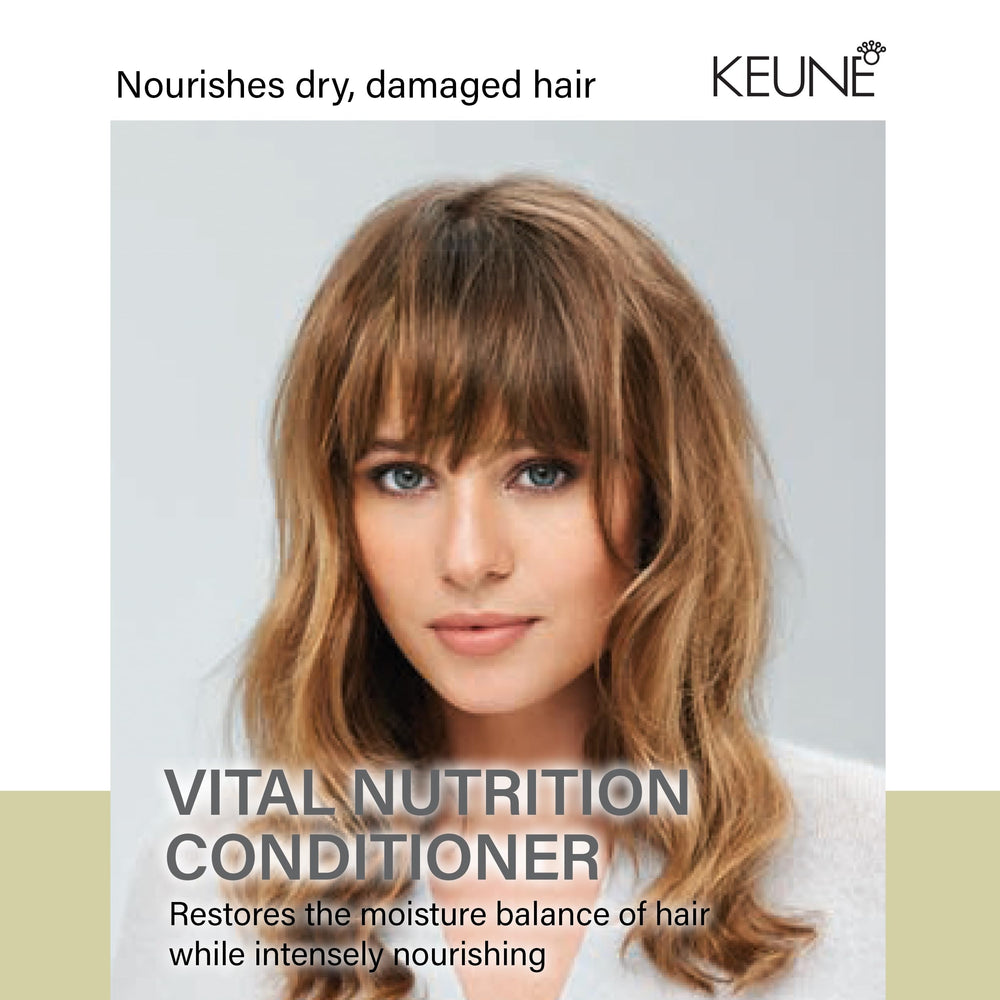KEUNE creamy conditioner texture close-up demonstrating rich moisture and detangling