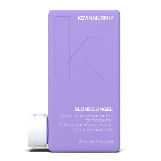 KEVIN.MURPHY BLONDE.ANGEL front bottle view showing product and benefits