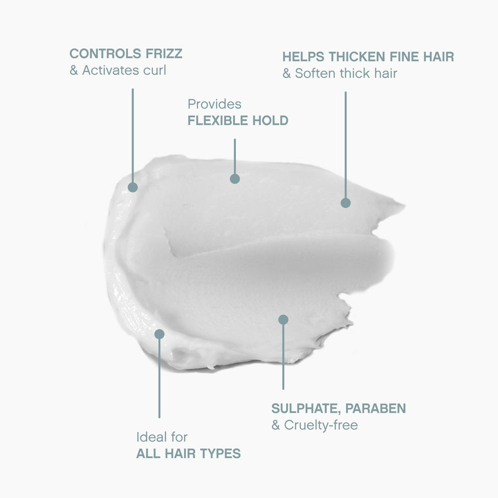 KEVIN.MURPHY EASY.RIDER being diffused into wavy hair for defined curls benefit