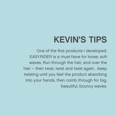 KEVIN.MURPHY EASY.RIDER jar in hand for size comparison showing travel-ready benefit