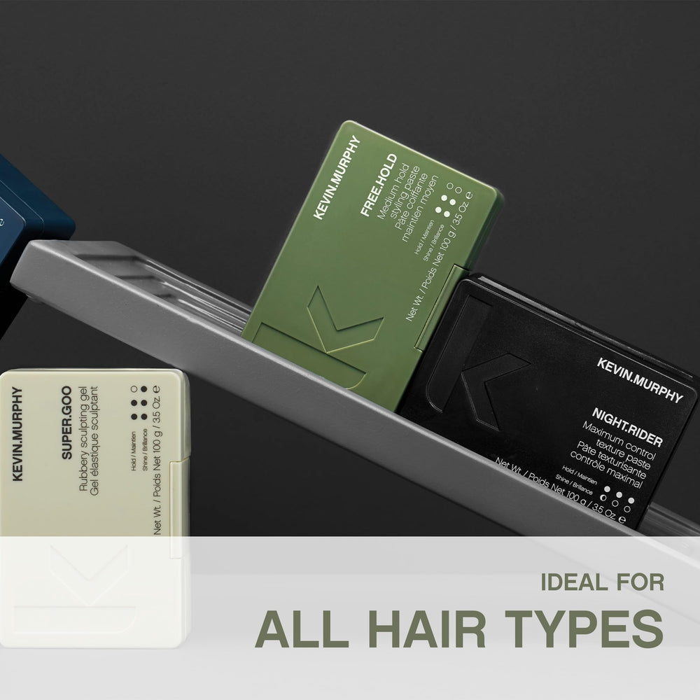 KEVIN.MURPHY long hair with defined texture and glossy finish benefit