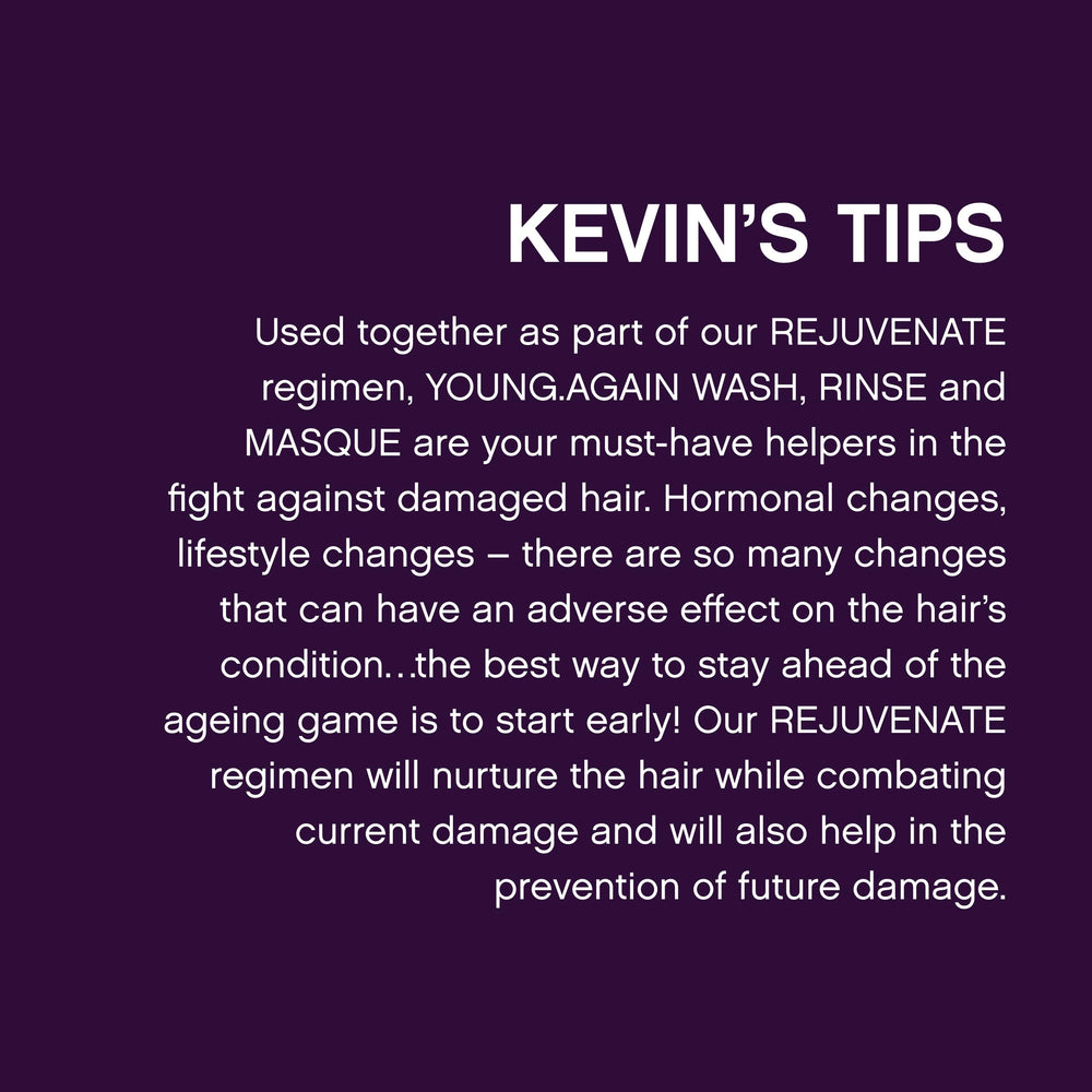 KEVIN.MURPHY baobab and orchid ingredient display highlighting nourishing, strengthening effects