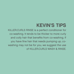 KEVIN.MURPHY conditioner being applied in shower for easy application