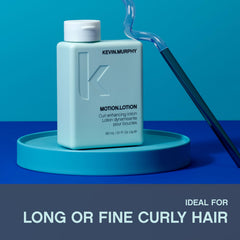 KEVIN.MURPHY applied to damp hair showing curl formation benefit