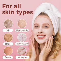 KGAKML mask applied on face showing even coverage and simple at-home use